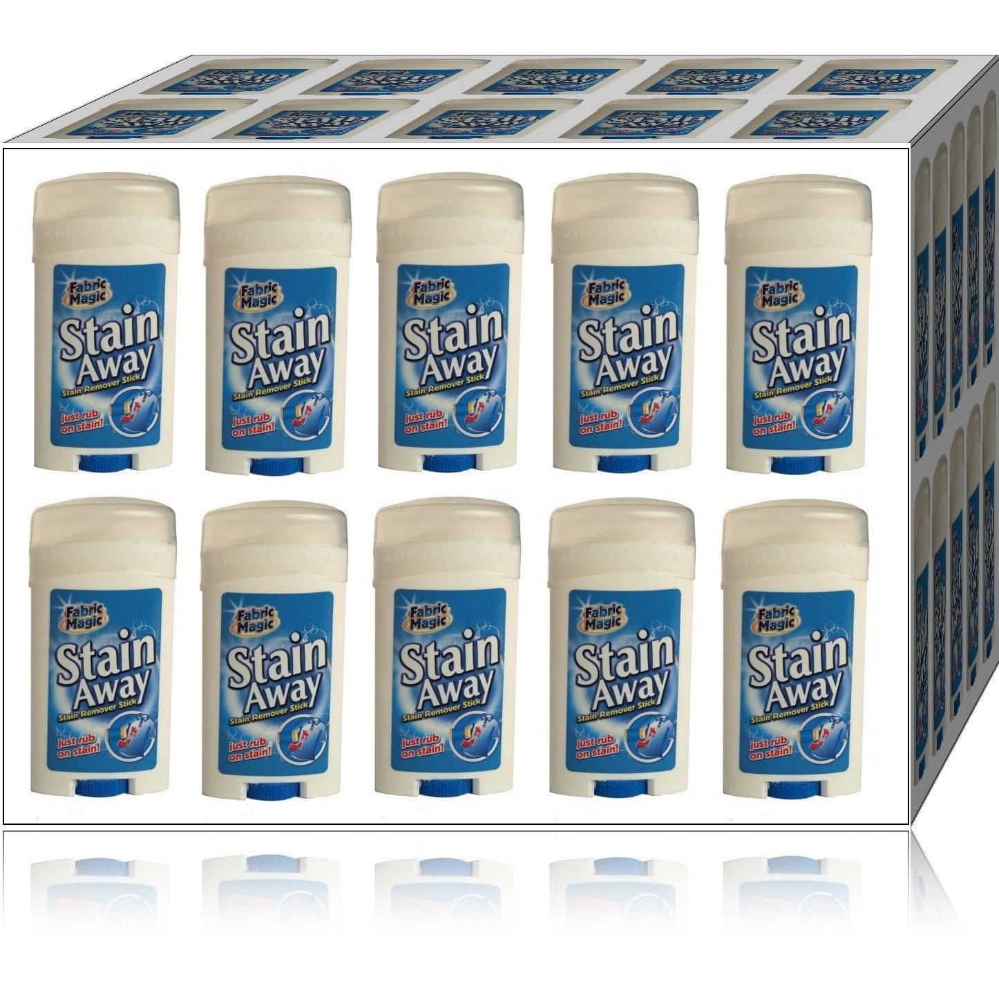 10 x FABRIC MAGIC STAIN AWAY REMOVER STICK WASHING LAUNDRY CLOTHES eBay