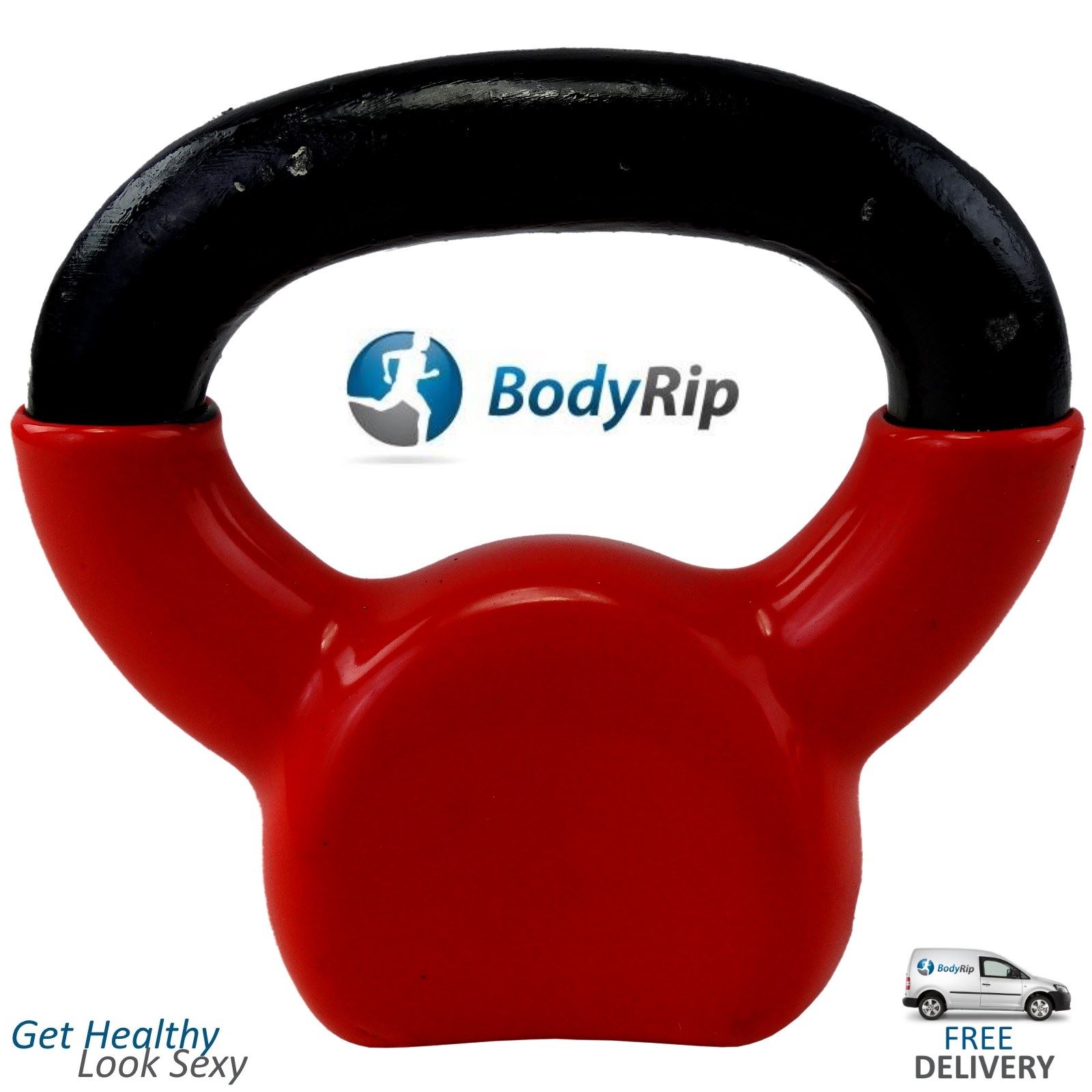 BodyRip VINYL KETTLEBELL KETTLE BELLS BODY TONE STRENGTH TRAINING GYM