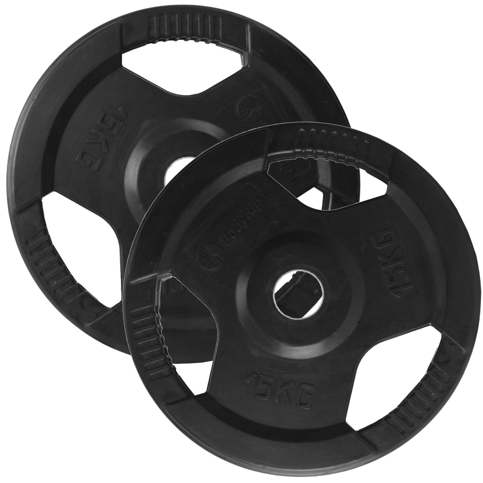 Tri Grip Rubber Encased Weight Plates 1.2525Kg Discs Exercise Gym