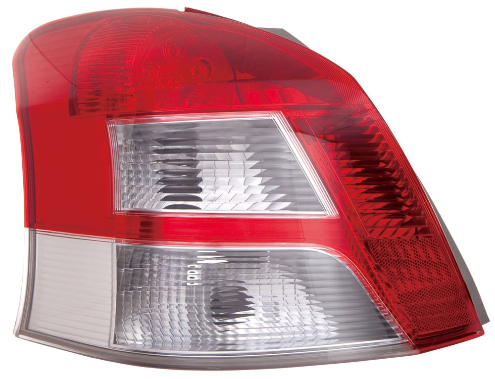 Toyota Yaris Mk2 6/20092011 Rear Tail Lights Led Type Clear 1 Pair O/S