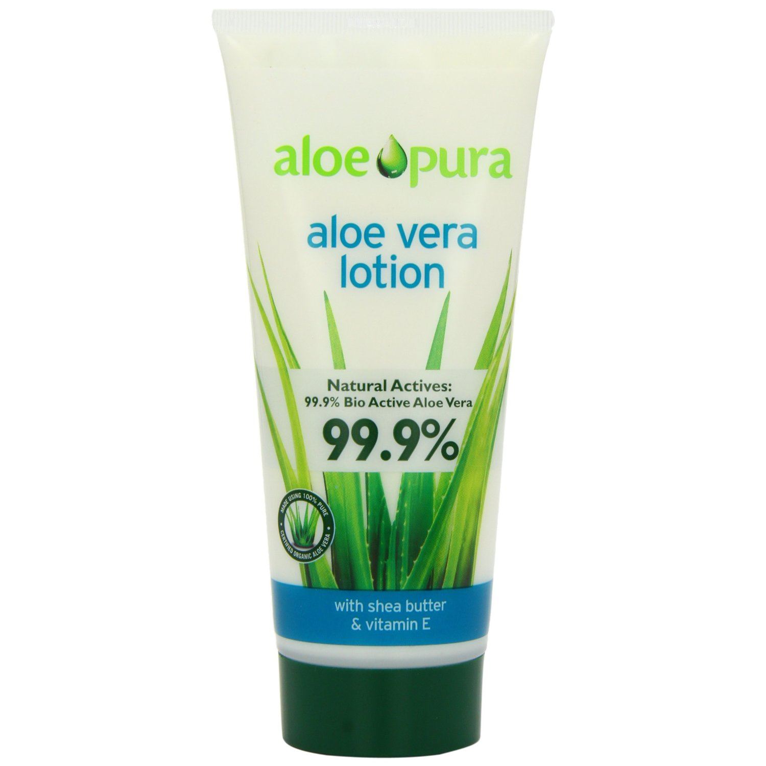 Aloe Pura Aloe Vera and Shea Butter Vitamin E Moisturiser LOTION 200 ml