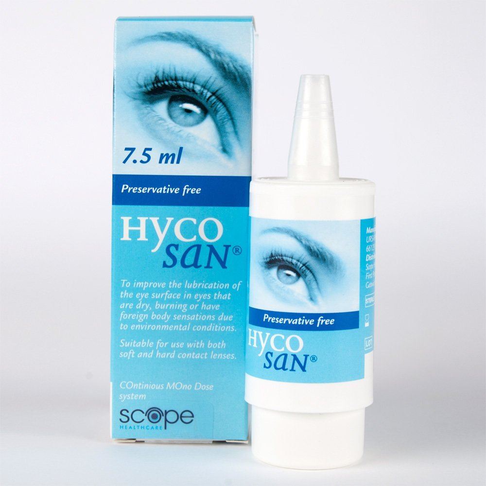Hycosan Eye Moisturiser 75 ml Preservative Free eBay