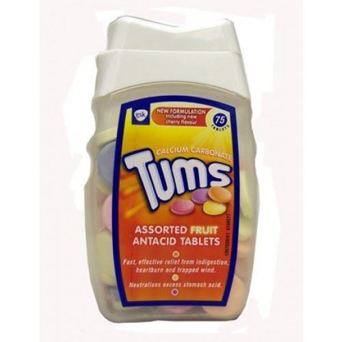 Tums Antacid Tablets Assorted Fruit Flavours 75 eBay