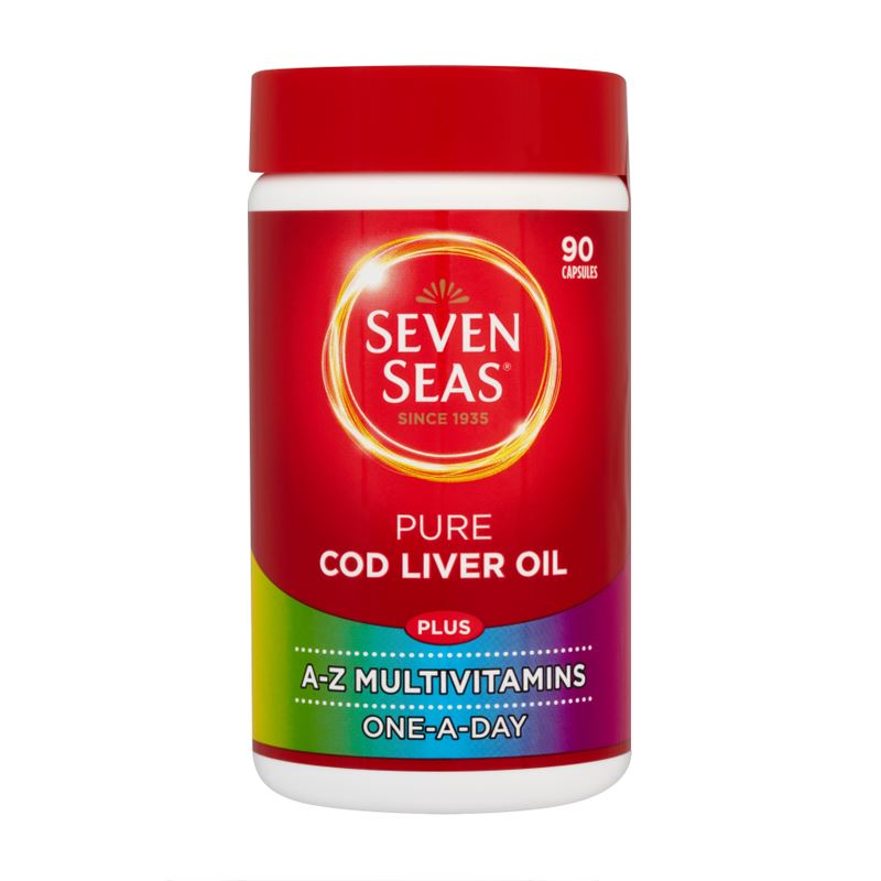 Seven Seas Cod Liver Oil plus AZ MultiVitamins 90 Capsules eBay