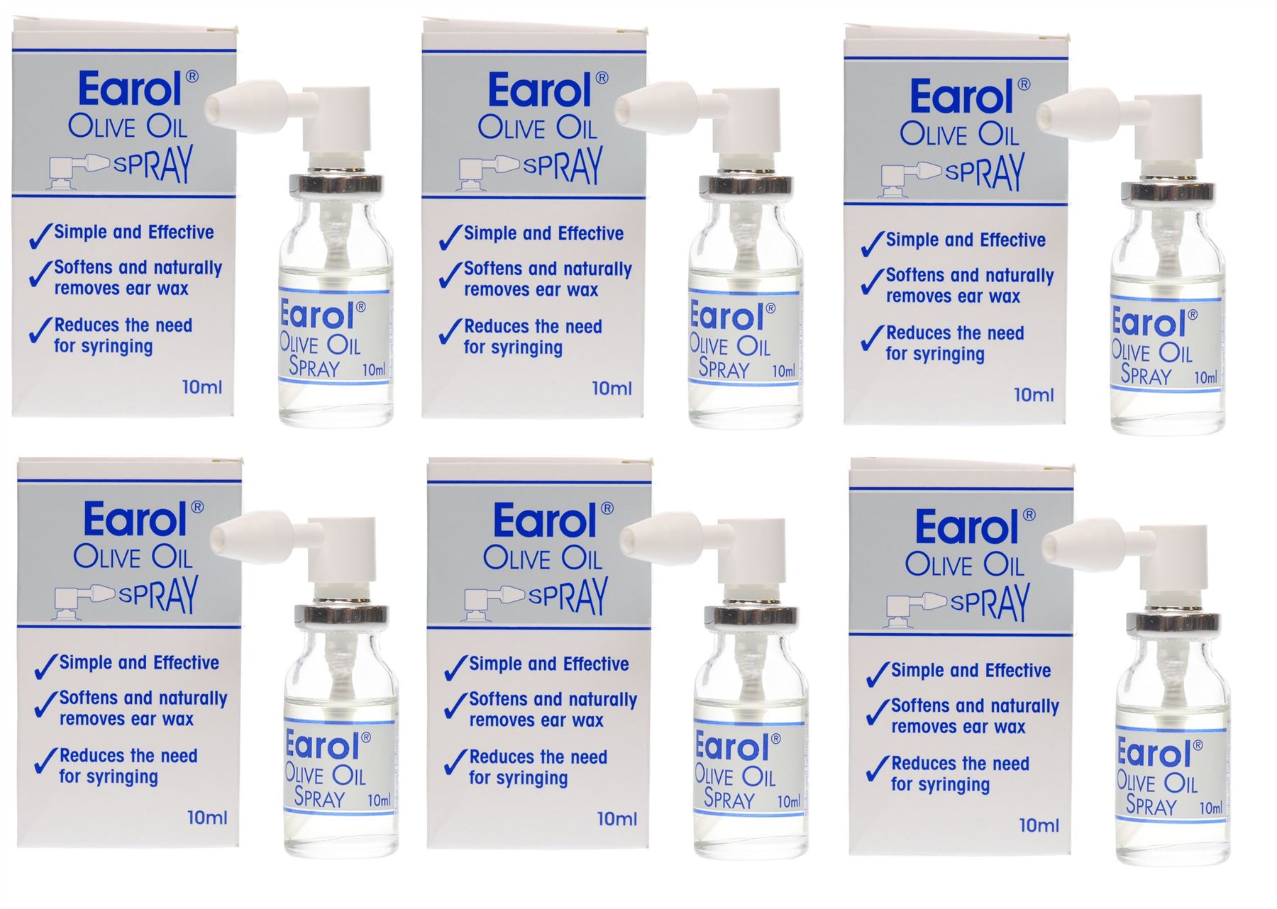 Earol Ear Olive Oil Spray 1 2 3 6 Pack eBay Earol Ear Olive Oil Spray 1 2 3 6 Pack eBay
