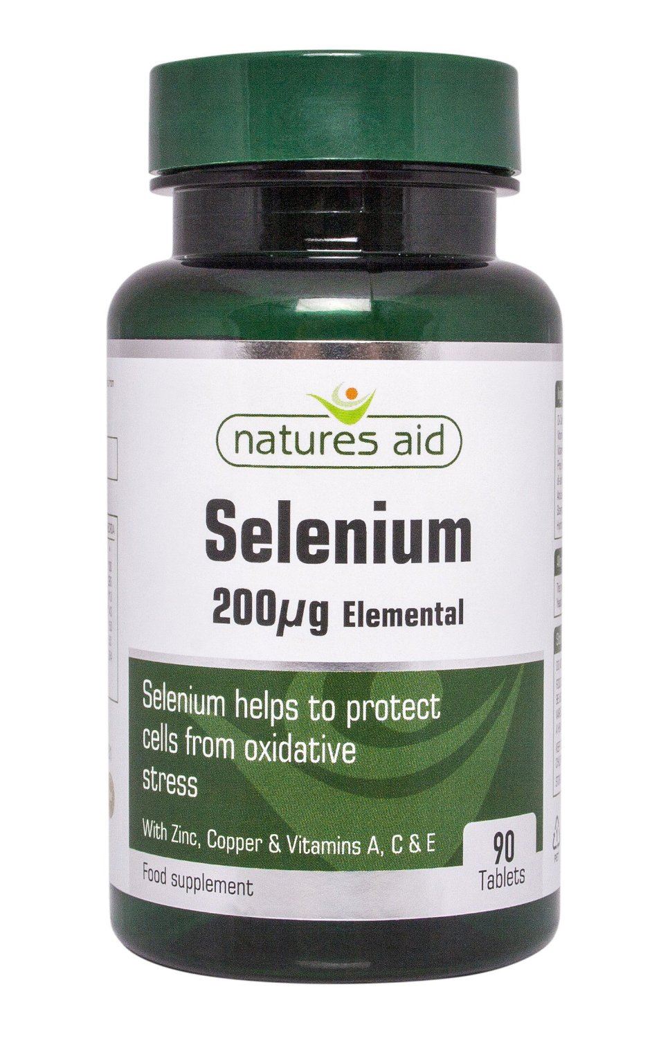 Natures Aid Selenium 200ug with Zinc and Vitamins A C & E, 90 Tablets