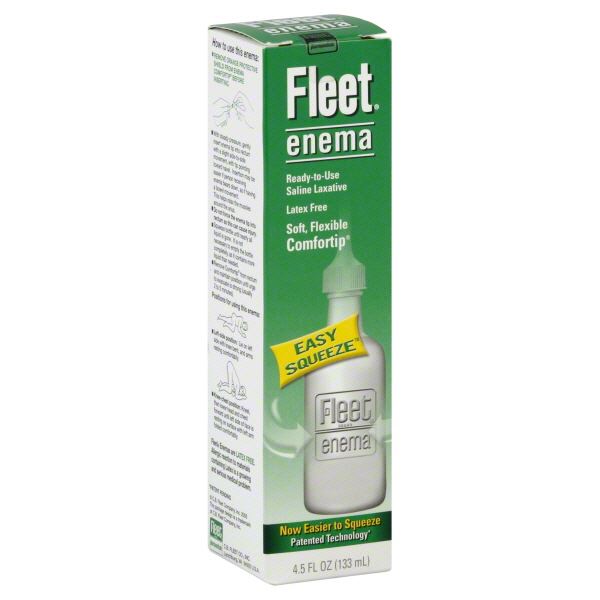 FLEET Constipation Relief ENEMA 130ml Ready use Instantly Bowel