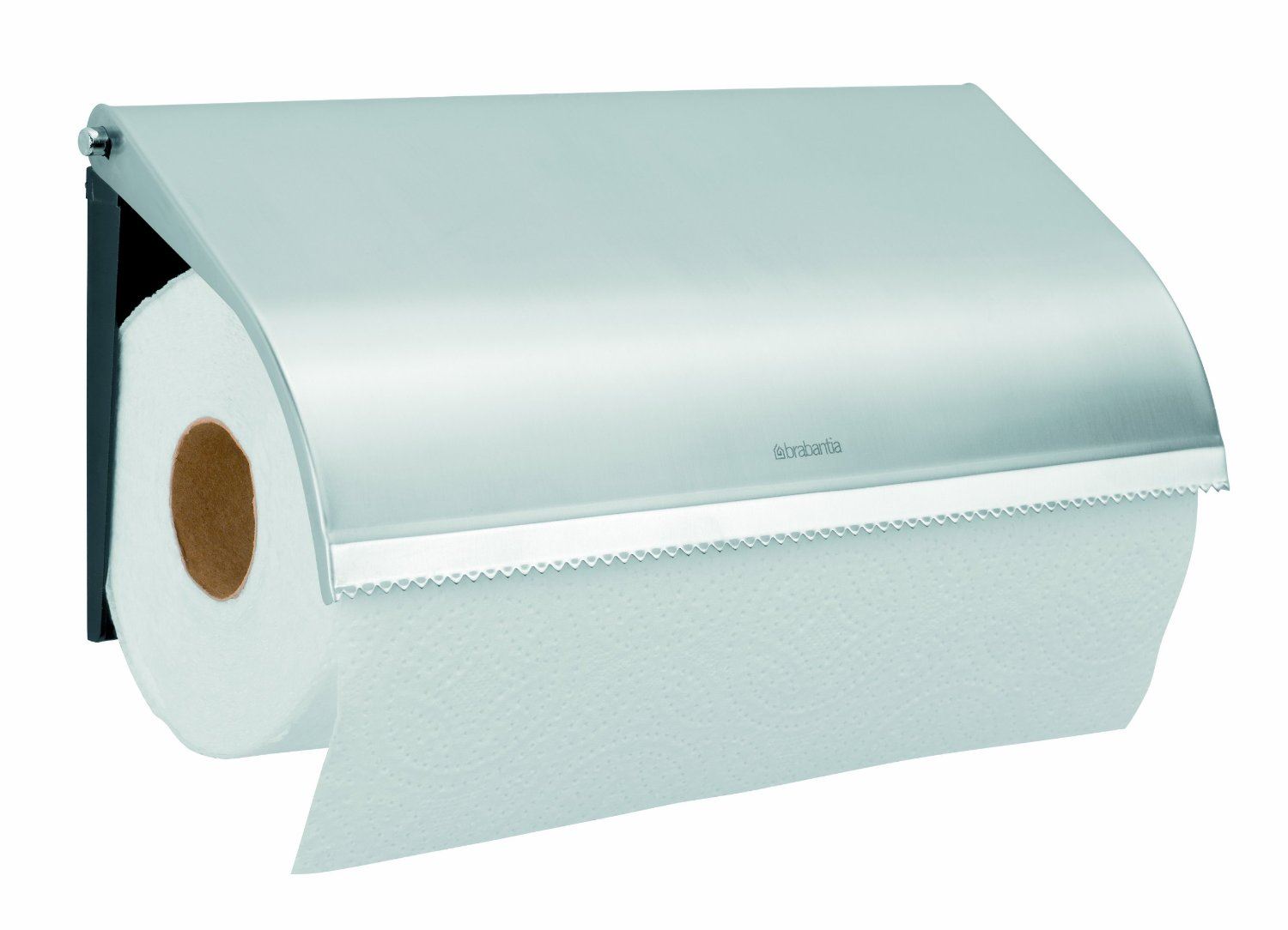 Brabantia Wall Mounted Matt Steel Kitchen Paper Towel Roll Holder Brabantia Wall Mounted Matt Steel Kitchen Paper Towel Roll Holder