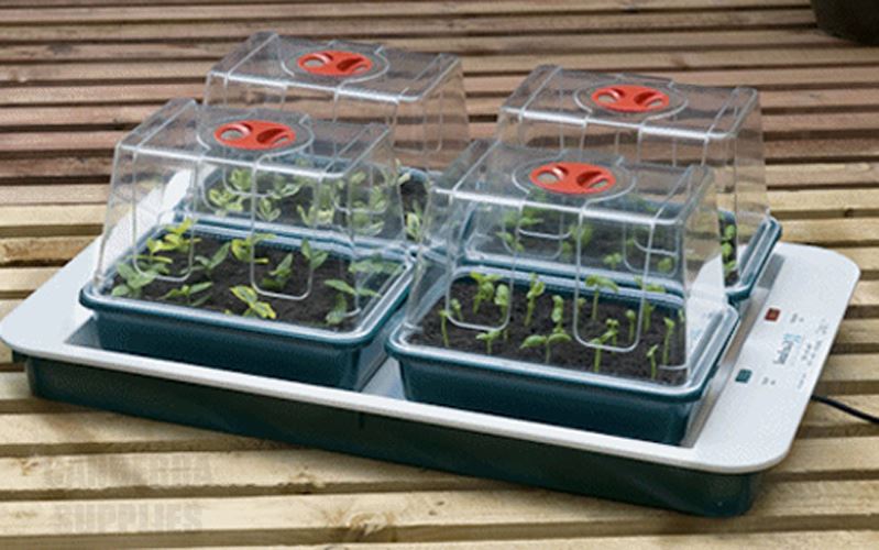 GARLAND FAB 4 VENTED 10W ELECTRIC HEATED SEED TRAY PROPAGATOR UNIT eBay