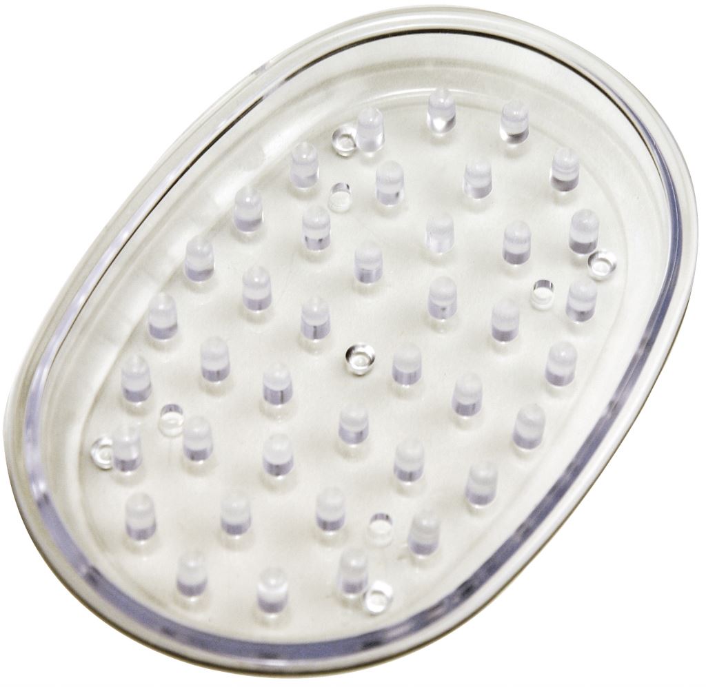 CHEF AID BATHROOM CLEAR RUBBER SOAP HOLDER DISH FREE SHIPPING