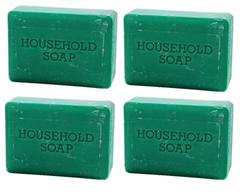 TRADITIONAL HOUSEHOLD GREEN SOAP 125g x 4 FREE UK POSTAGE eBay