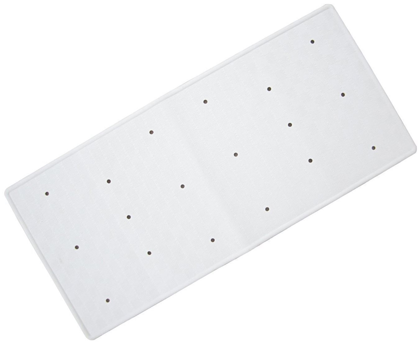 Blue Canyon Rubber Suction Cups White Bathroom Shower Bath Mat 34cm x