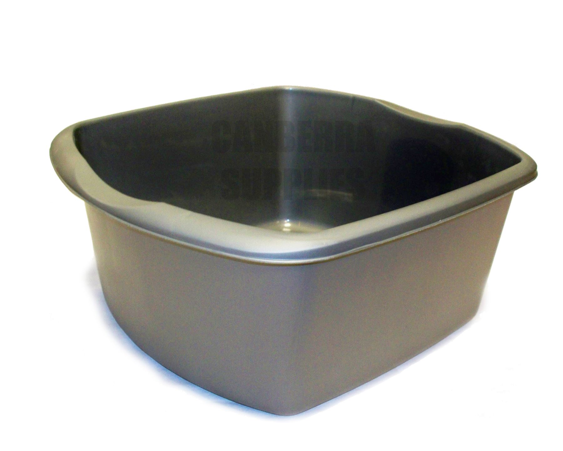 ADDIS PLASTIC RECTANGULAR SMALL WASHING UP BOWL / BASIN METALLIC