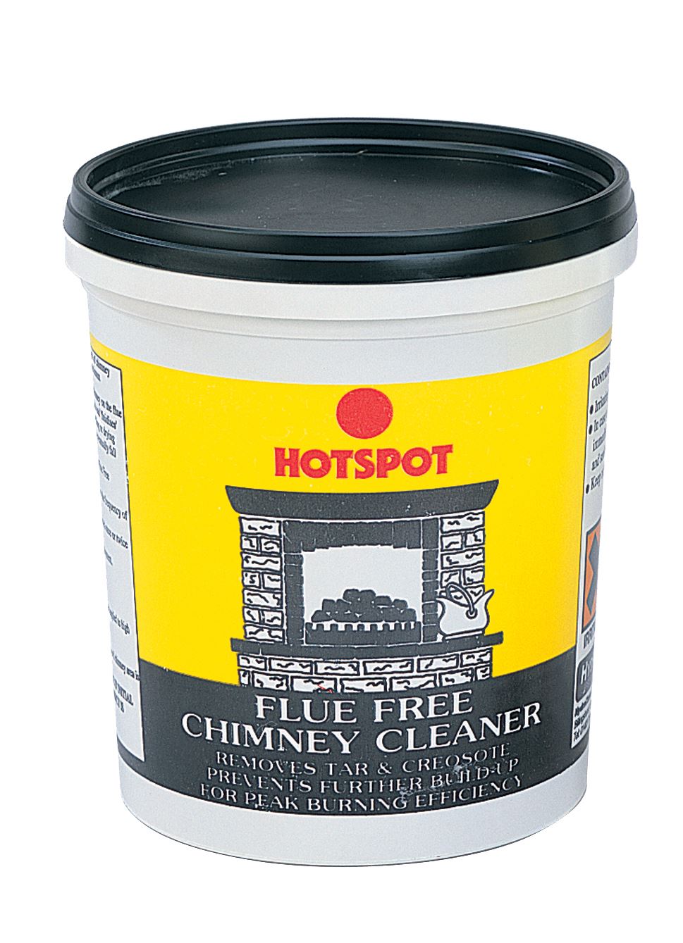 HOTSPOT FLUE FLU FREE CHIMNEY CLEANER 750G REMOVES TAR & CREOSOTE