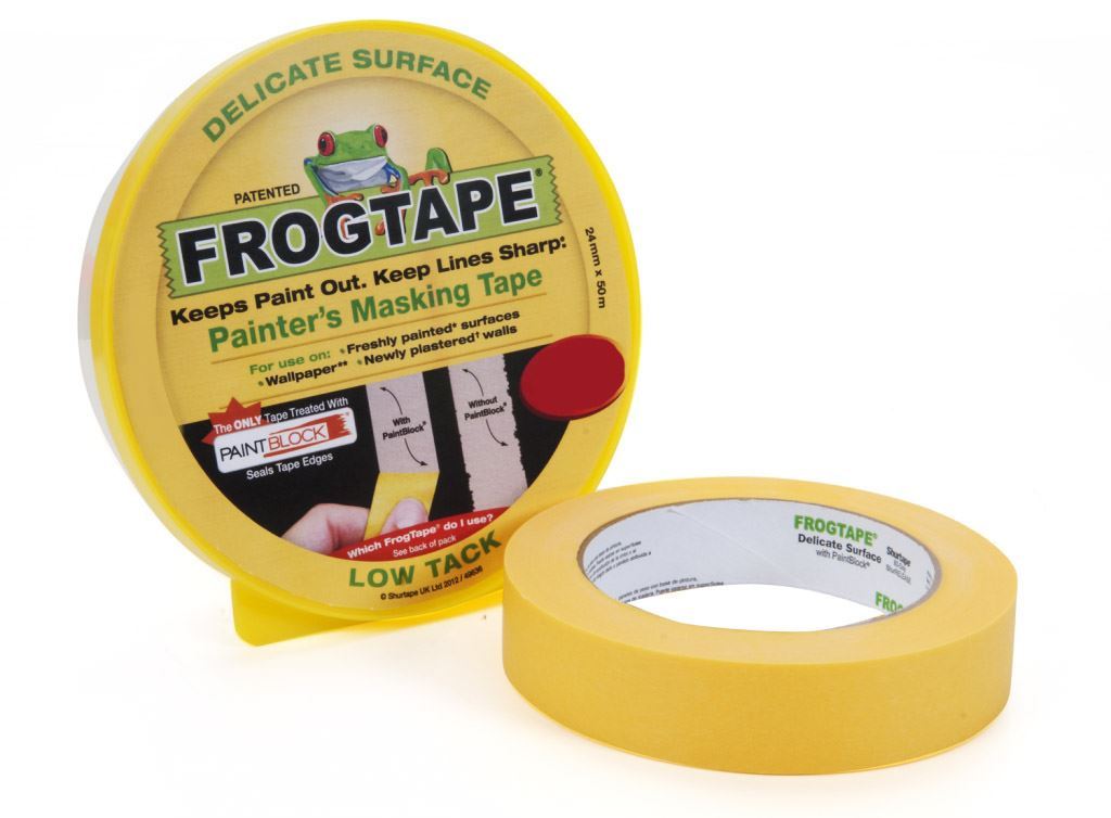 FROG TAPE PAINTERS MASKING TAPE DELICATE SURFACE LOW TACK YELLOW 36MM x