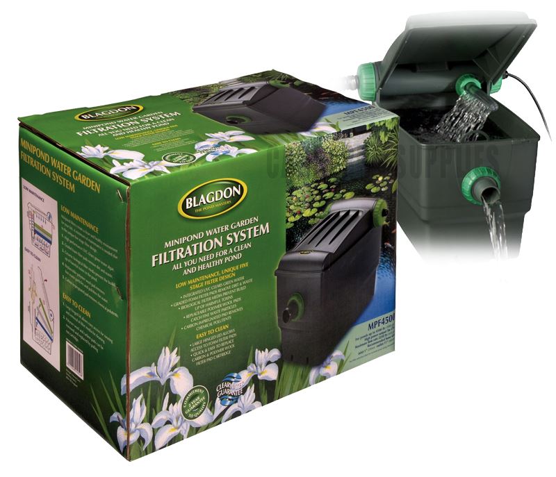 BLAGDON GARDEN MINI POND WATER CLEANER FILTER FILTRATION SYSTEM 6000L