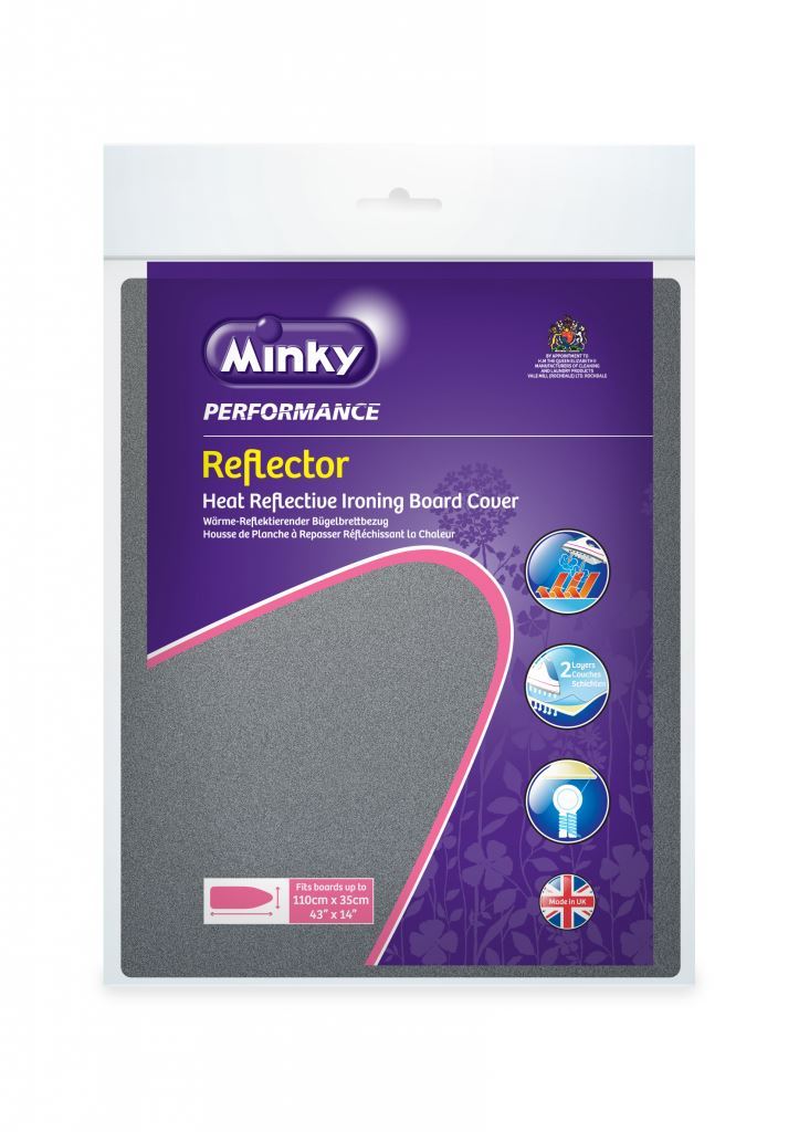 Minky Reflector Replacement Ironing Board Cover 125cm x 45cm Heat