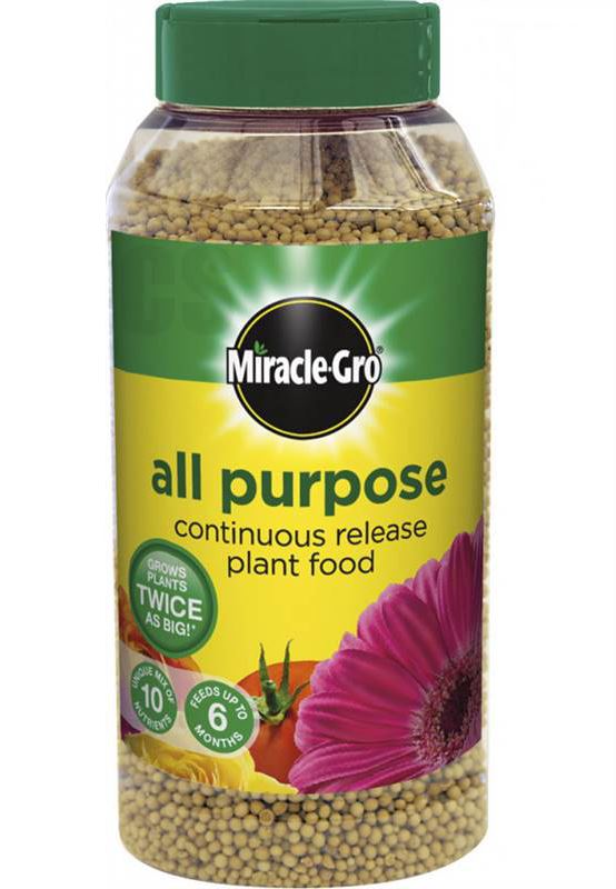 MIRACLEGRO ALL PURPOSE CONTINUOUS RELEASE PLANT FOOD GRANULES 1kg
