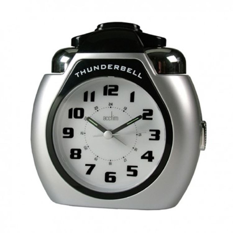 Acctim Thunderbell Alarm Clock with extra loud ringer snooze and light