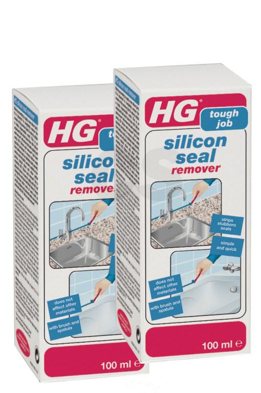 HG HAGESAN SILICONE SILICON SEAL SEALANT REMOVER 100ml TWIN PACK eBay