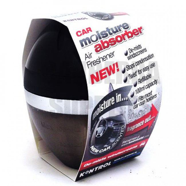 KONTROL MOISTURE REMOVER DEMISTS CAR WINDSCREENS AIR FRESHENER