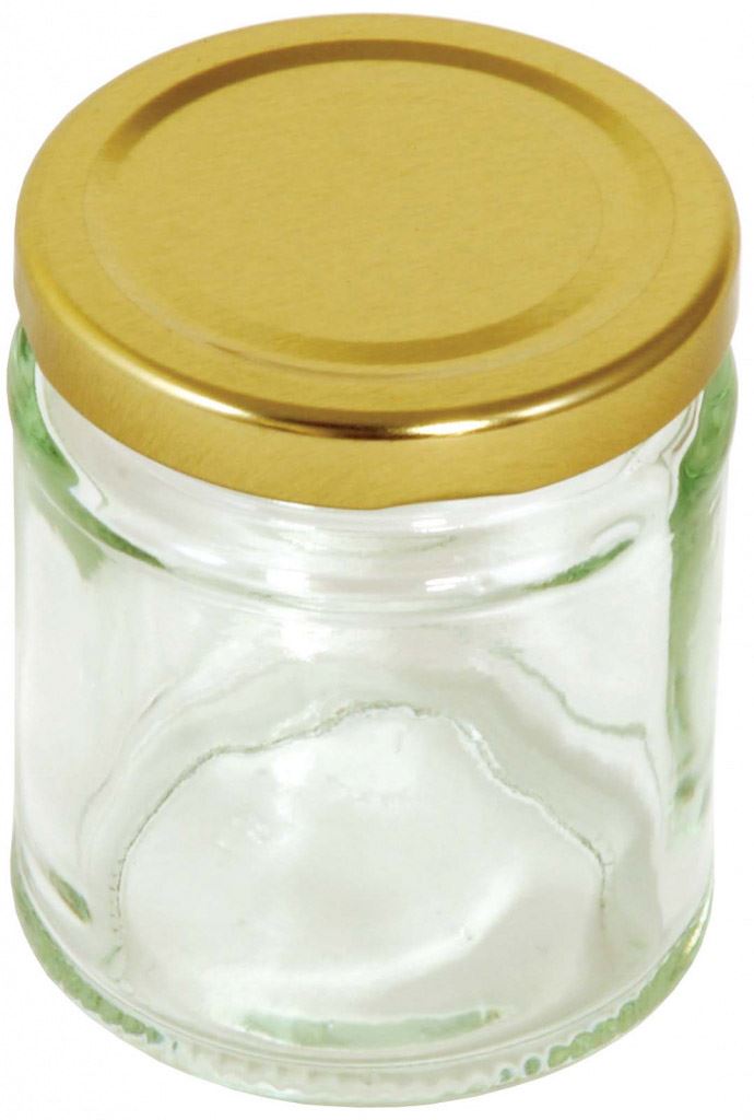 Square Preserving Pickle Jam Jar With Screw Top Lid 200ml FREE UK