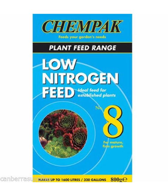 CHEMPAK LOW NITROGEN FEED FERTILIZER No. 8 800g eBay