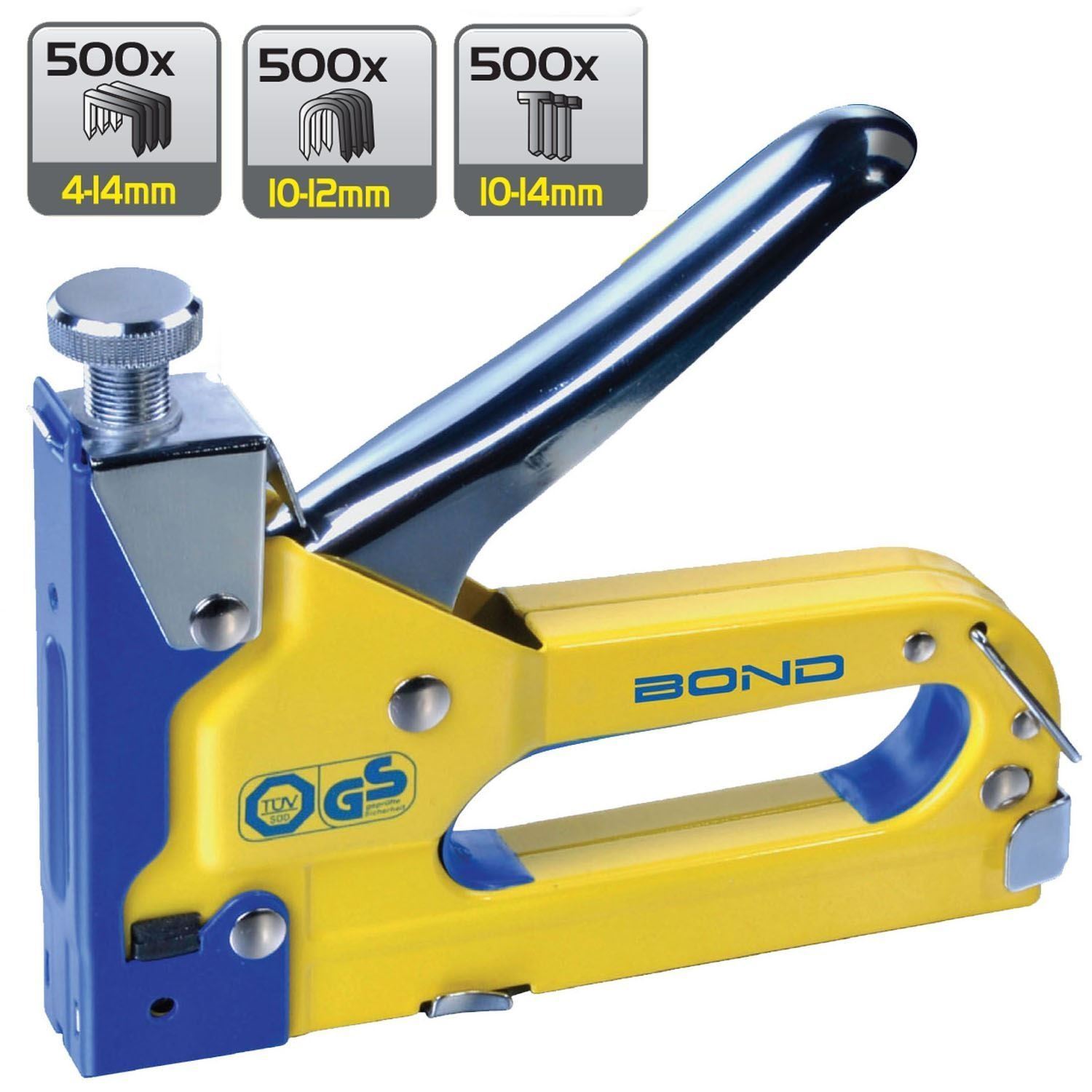 Heavy Duty Staple Gun 3 In 1 Stapler Tacker Stapler Upholstery + 1500