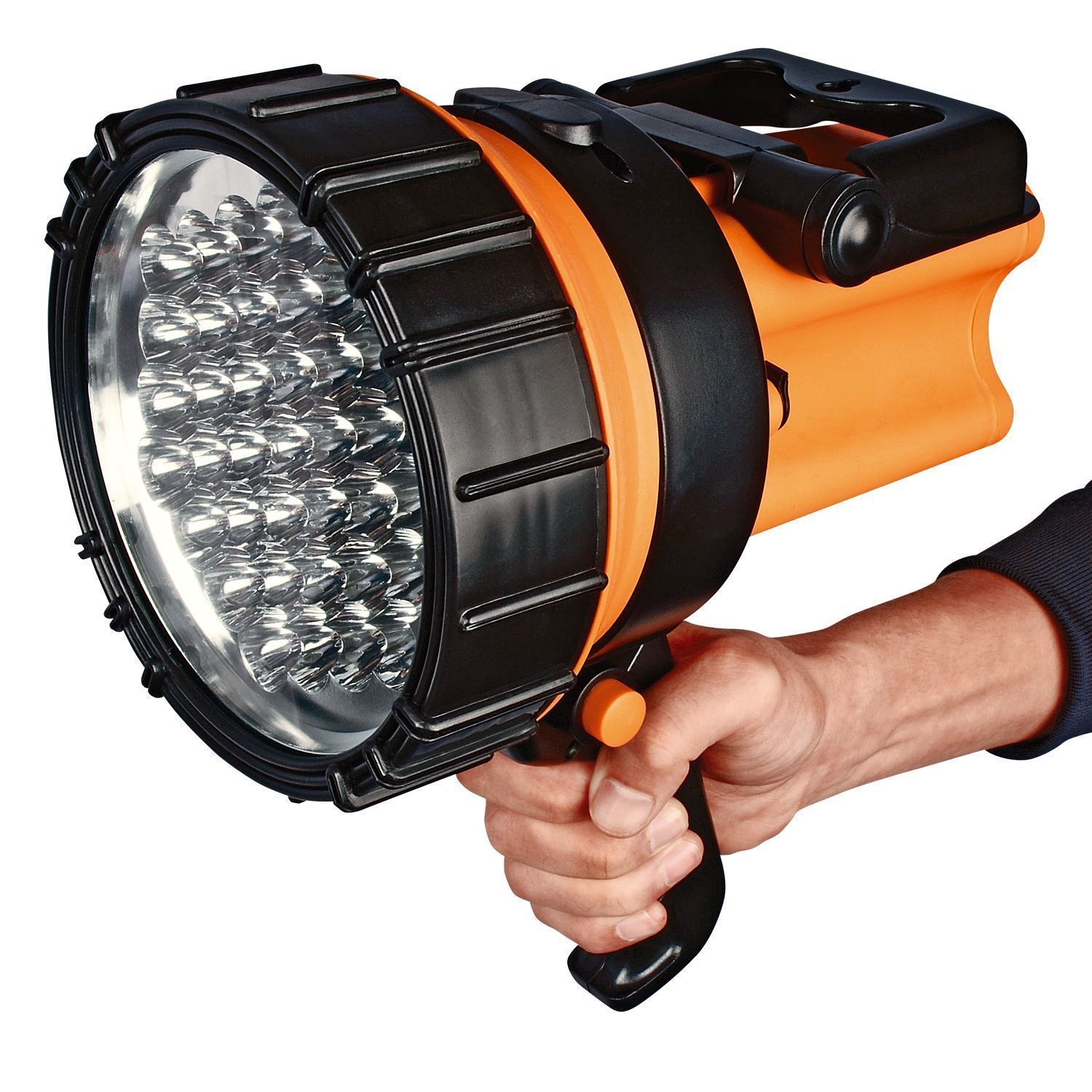 37 LED RECHARGEABLE SPOTLIGHT TORCH WORK LIGHT 1 MILLION CANDLE LIGHT POWER