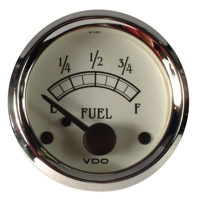 BEETLE VDO Fuel Gauge, 52mm, Royale, for universal sender eBay