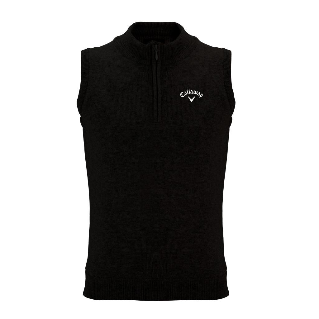 2016 Callaway Zip Neck Golf Sweater Vest Wool Tank Top Mens Slipover eBay