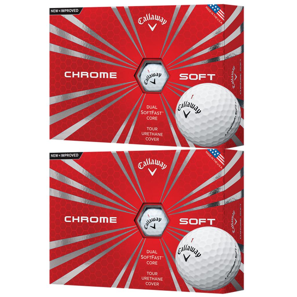 2016 Callaway Golf Chrome Soft Mens Premium SoftFast Core Golf Balls eBay