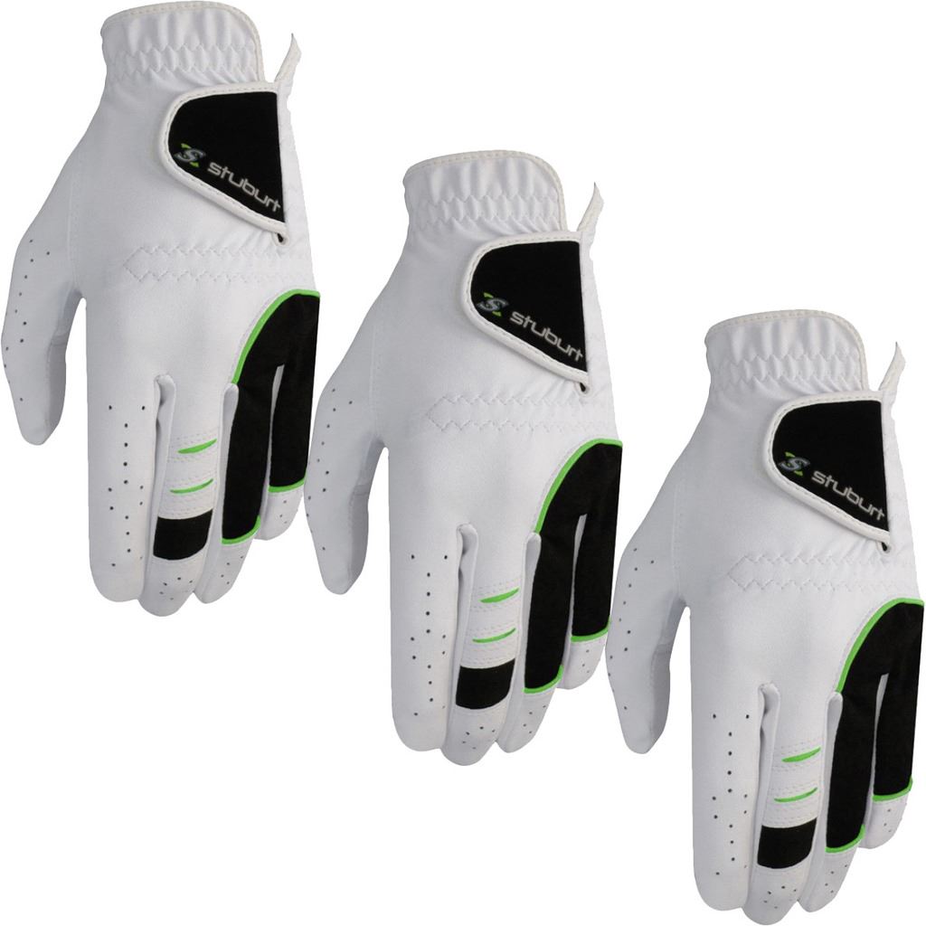 **Pack of 3** Stuburt 2016 All Weather Cabretta Leather Palm Mens Golf