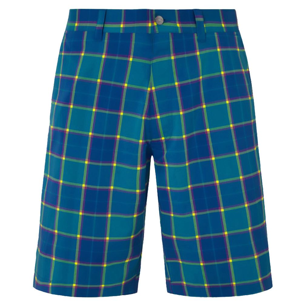 SALE! Callaway Optic Link Performance Checked Plaid Funky Mens Golf Shorts