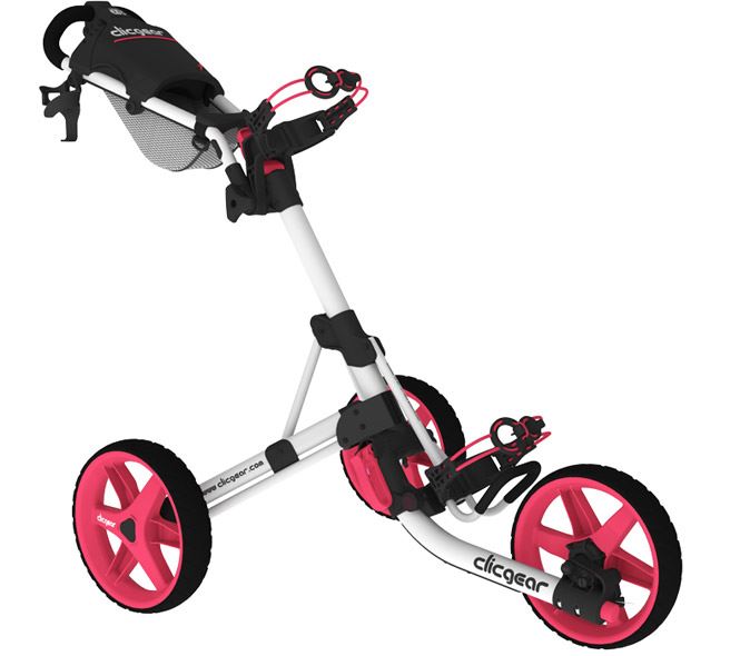 *NEW 2017* CLICGEAR 3.5+ GOLF TROLLEY PUSH CART 3 WHEEL ALL COLOURS