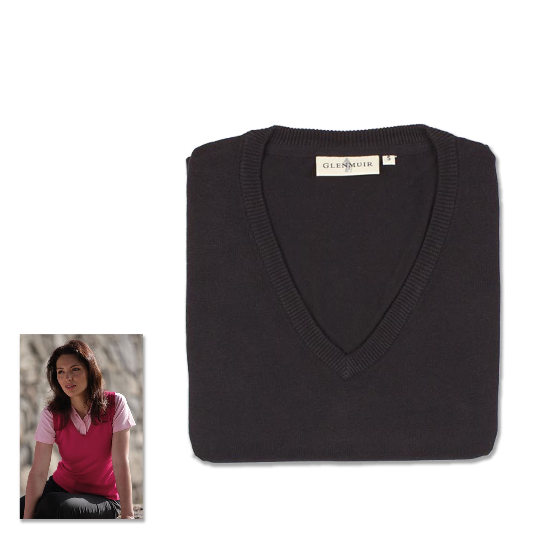 SALE!!! GLENMUIR Astrid Sleeveless Womens Golf Pullover / Sweater