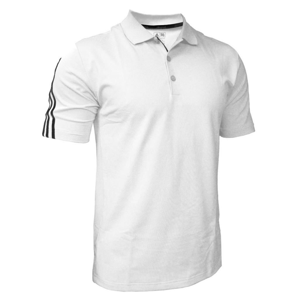 Adidas Golf 2015 Climacool 3Stripes Puremotion Mens Golf Polo Shirt