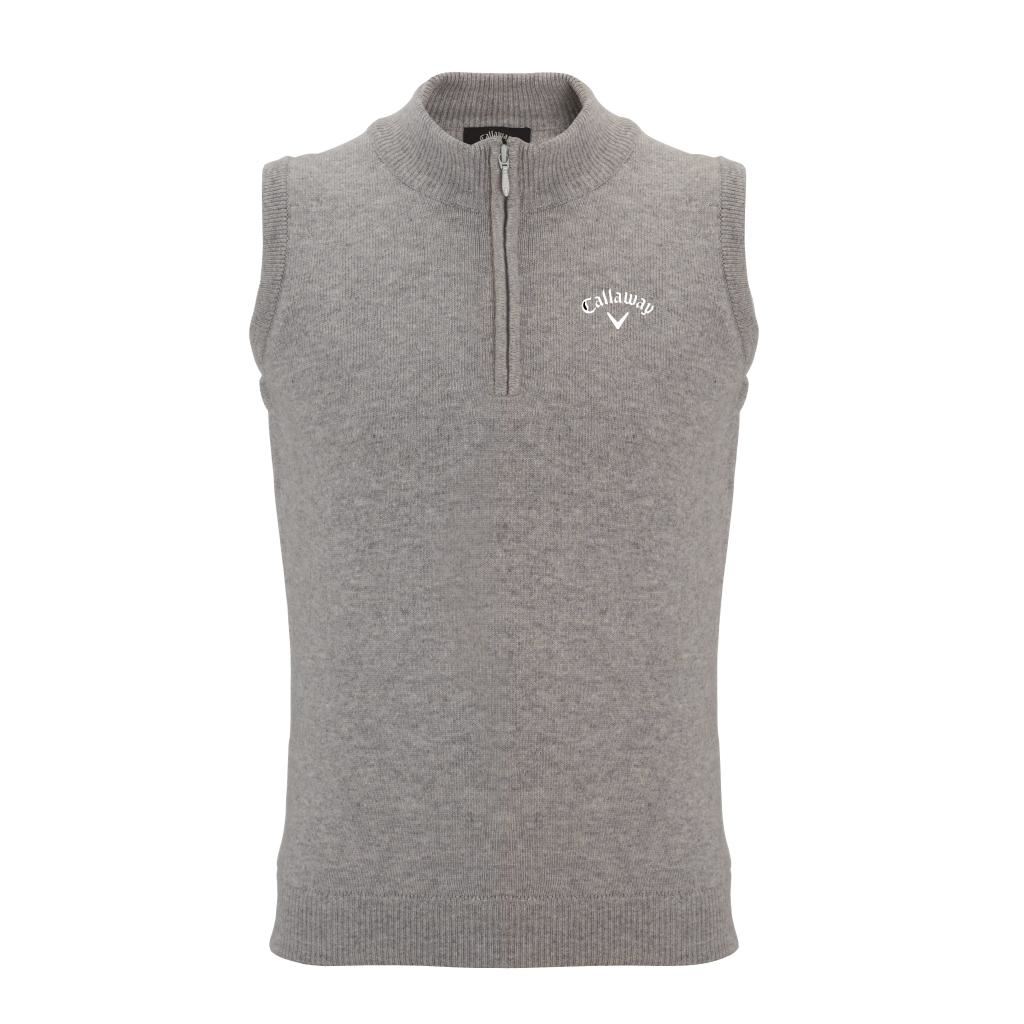 2014 Callaway Zip Neck Golf Sweater Vest Wool Tank Top Mens Slipover eBay