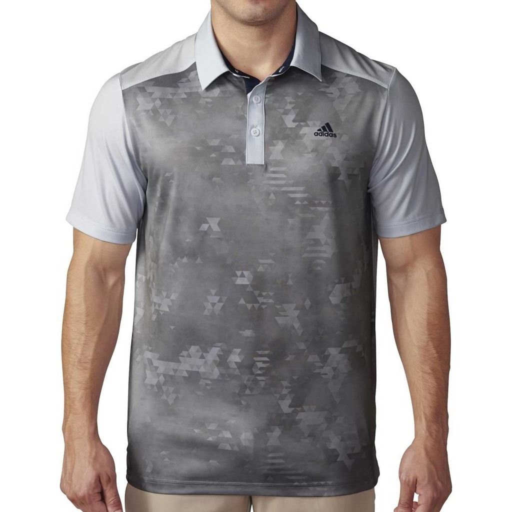 Adidas Golf 2016 Sergio Garcia's Masters Geo Print Mens Tour Golt Polo Shirt