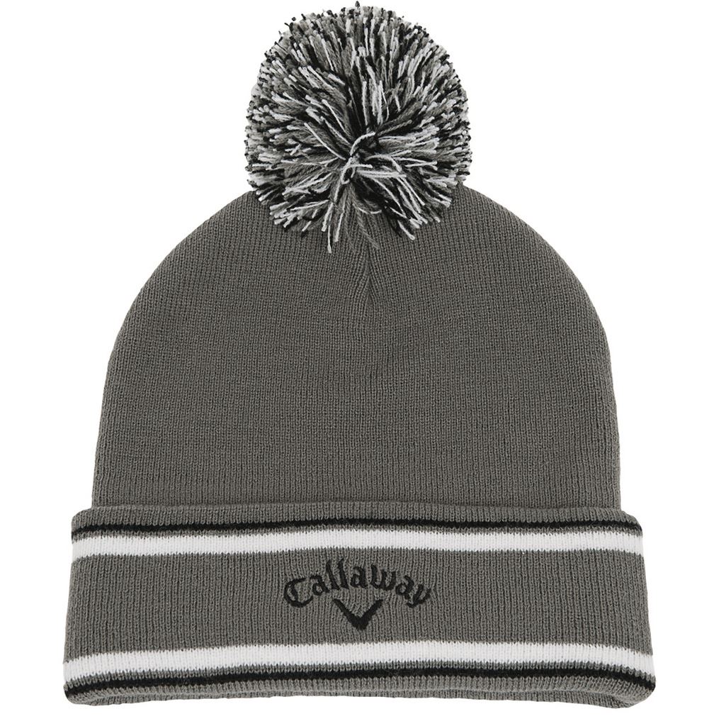 Callaway 2015 Weather Series Pom Pom Beanie Mens Golf Winter Bobble Hat