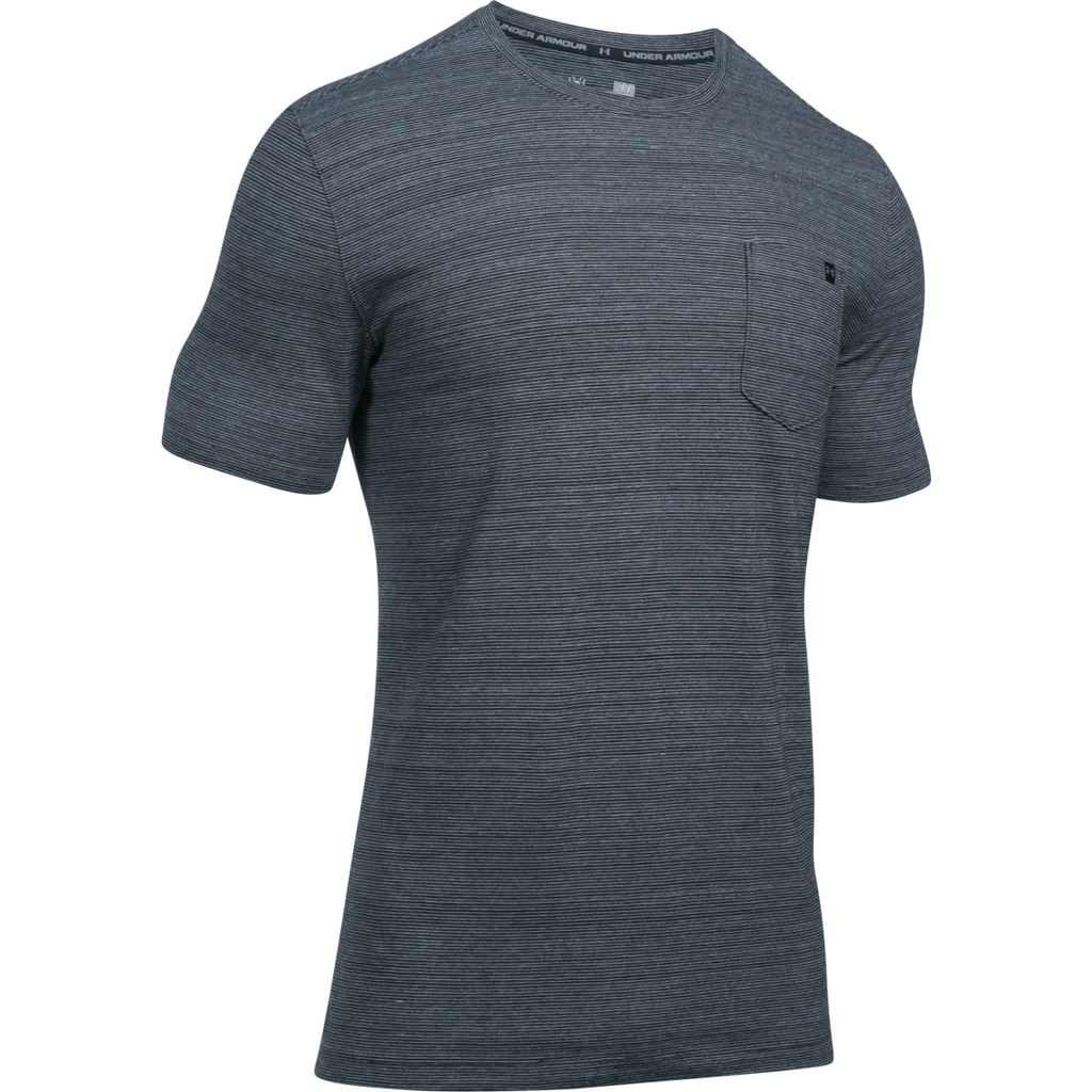 Under Armour 2017 Charged Cotton Mens Short Sleeve Pocket TShirt