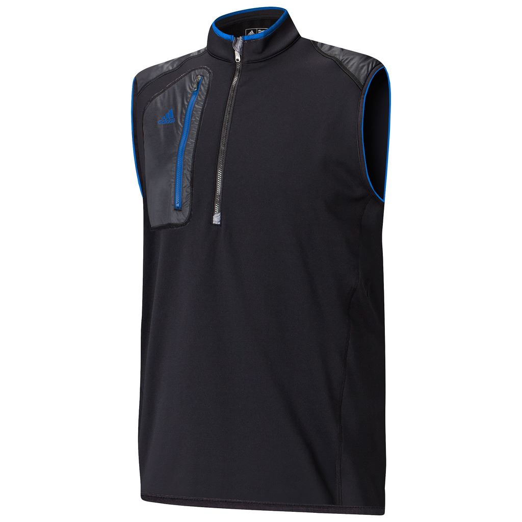 Adidas Climaheat Insulated Half Zip gilet Winter Mens Warm Golf Vest