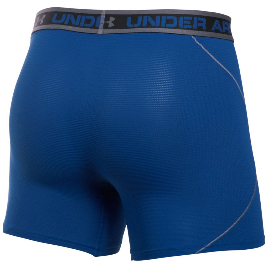 Under Armour Mens 6" ISO Chill Mesh Boxer Jock Short Briefs Sports