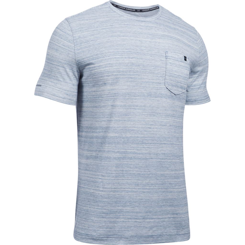 UNDER ARMOUR 2017 MENS CHARGED COTTON SHORT SLEEVE POCKET TSHIRT