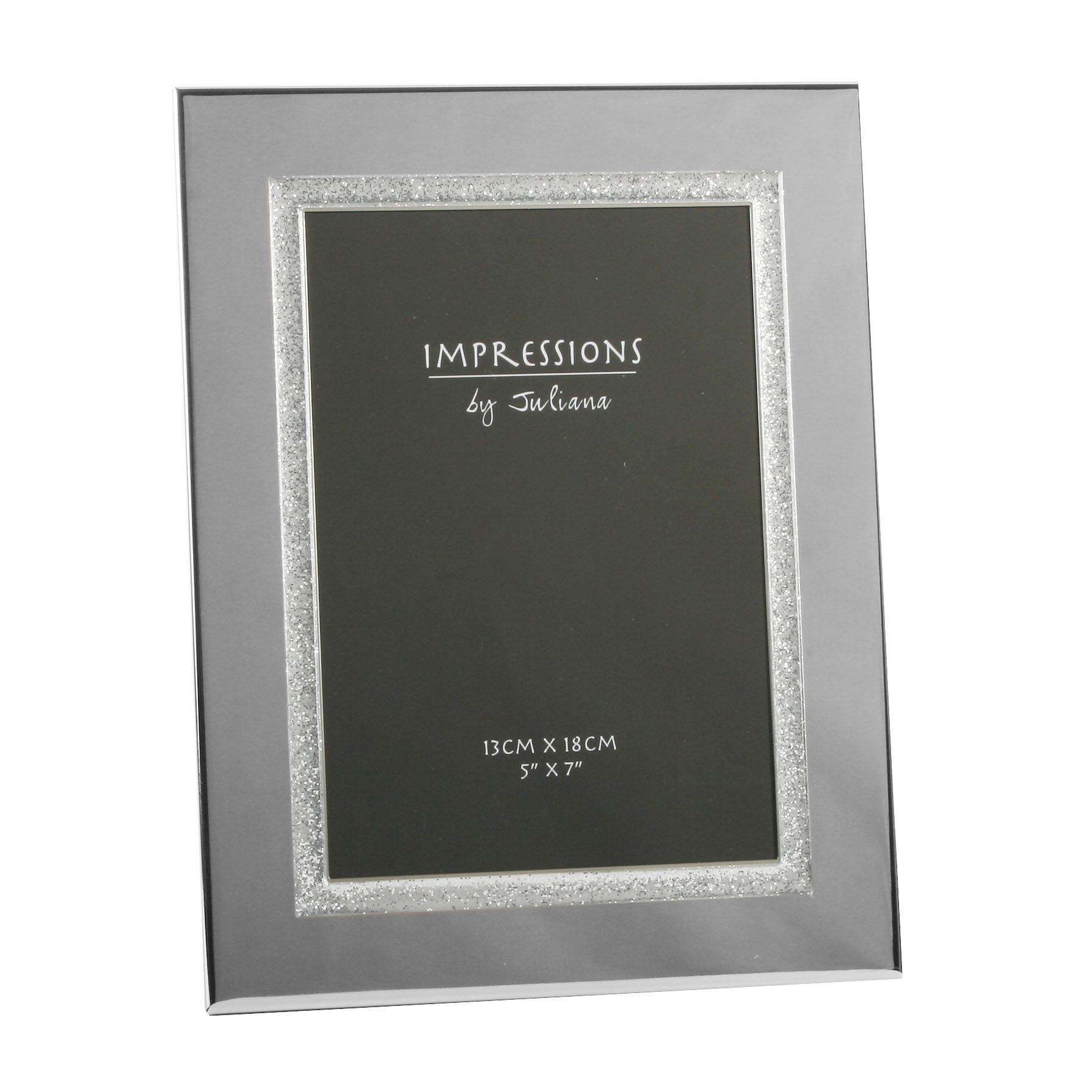 Impressions by Juliana Silver Plated Photo Frame 4x6 5x7 8x10 Glitter
