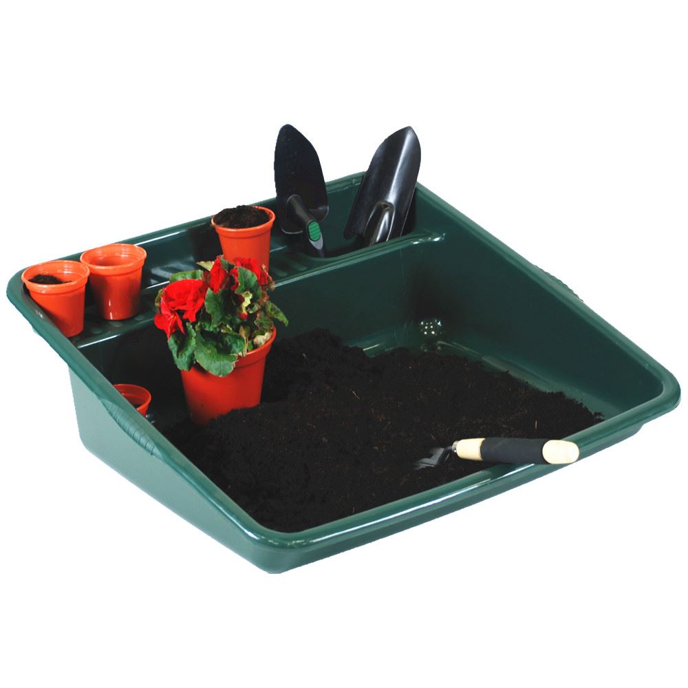 Plastic Garden Potting Shelf Workbench Tray Nursery Plant Soil Mixing