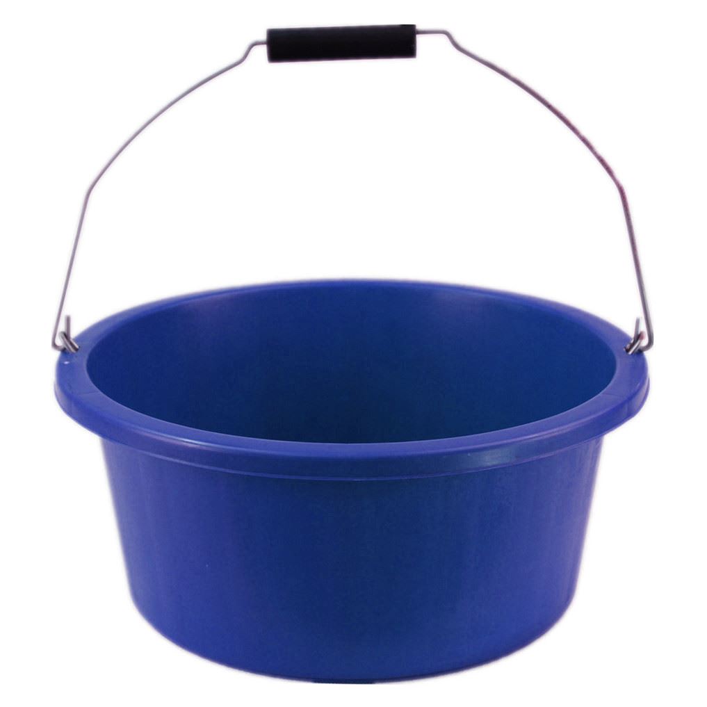 16 Litre Colour Feed Bucket & 50 Litre Plastic Colour Bin Shallow