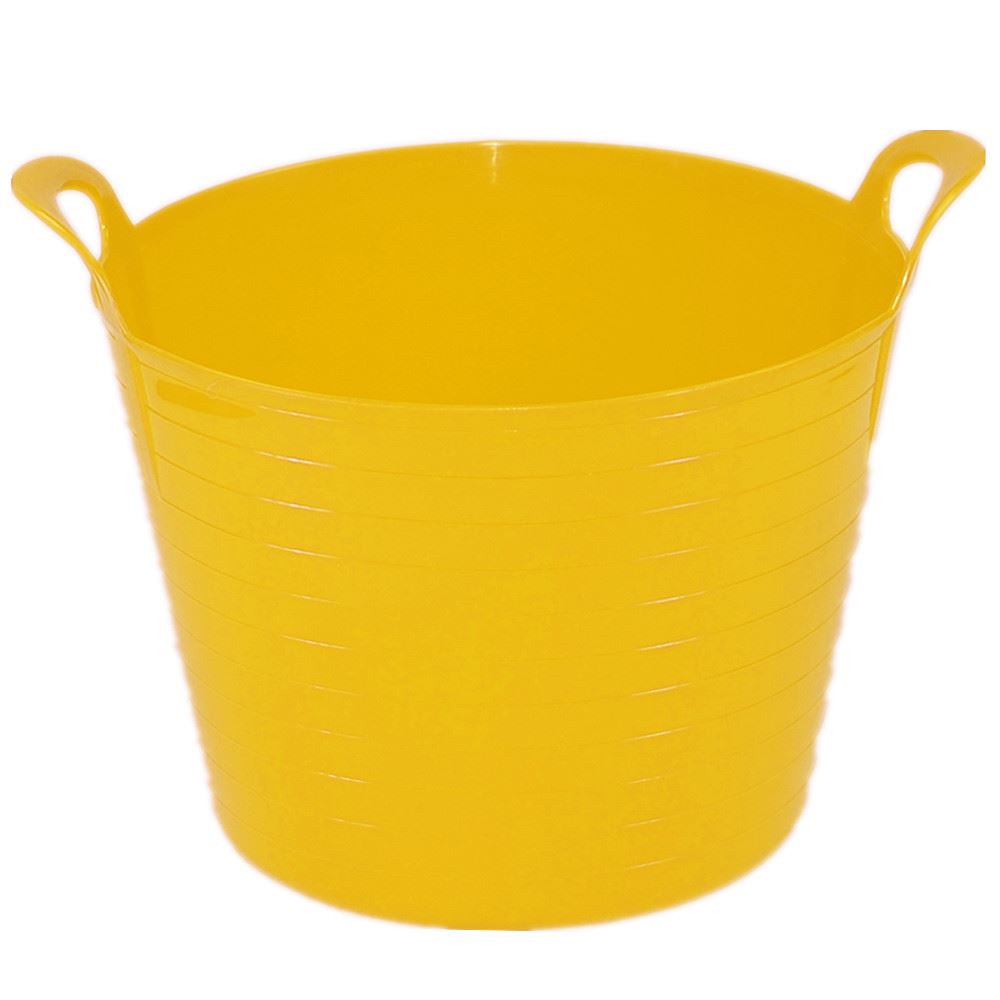 42 Litre Large Flexi Tub Garden Home Rubber Container Bucket MADE IN