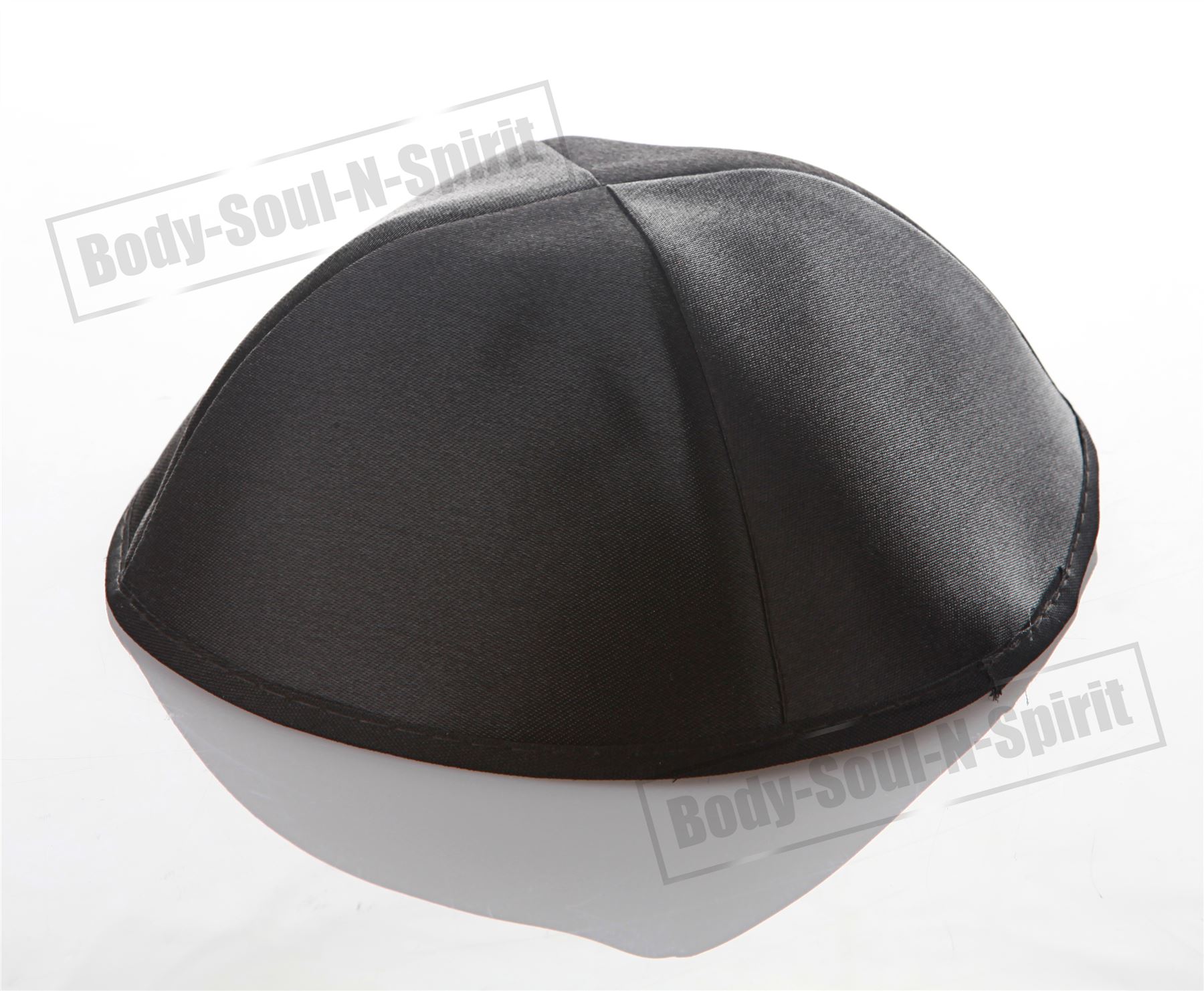 Black Satin Kippah Yarmulke Tribal Jewish Yamaka Kippa Israel Hat