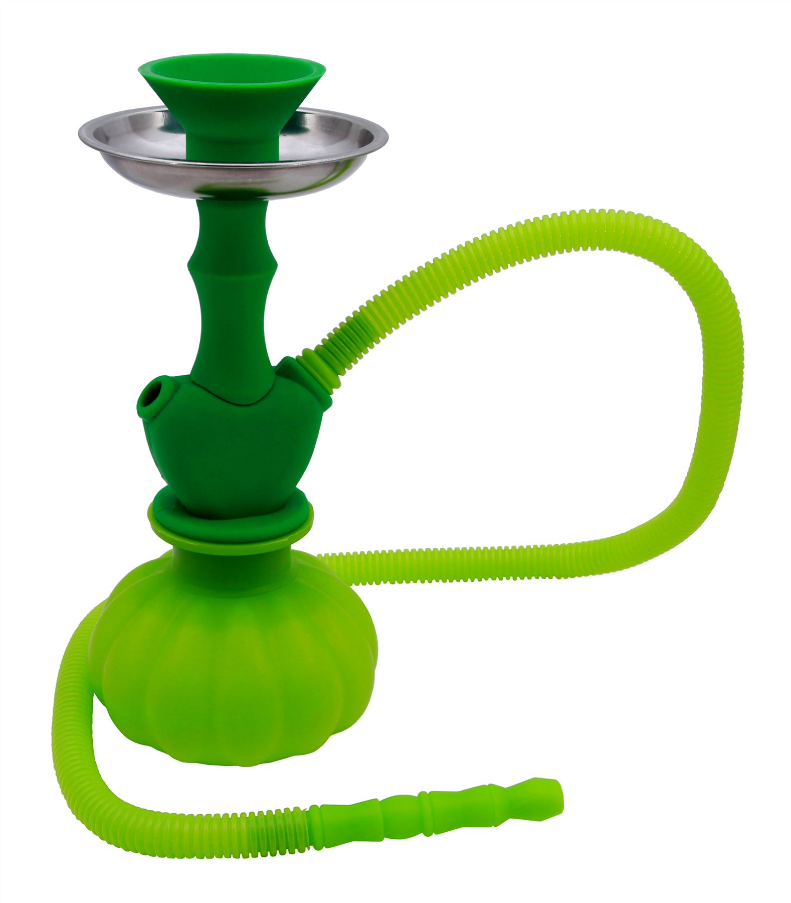 Green Silicone and Portable hookah water vase sale narguile pipes